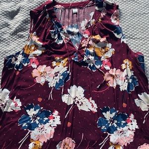 floral dress top